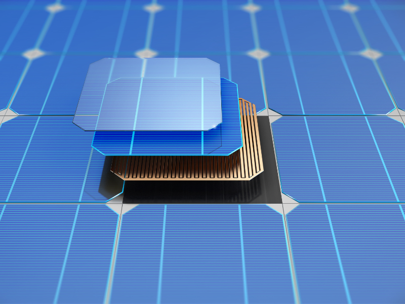 Structure of the solar panel.